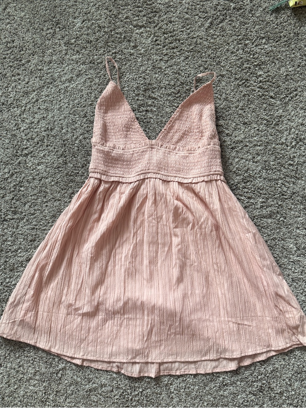 Kalli Collection Dusty Rose Smocked Top